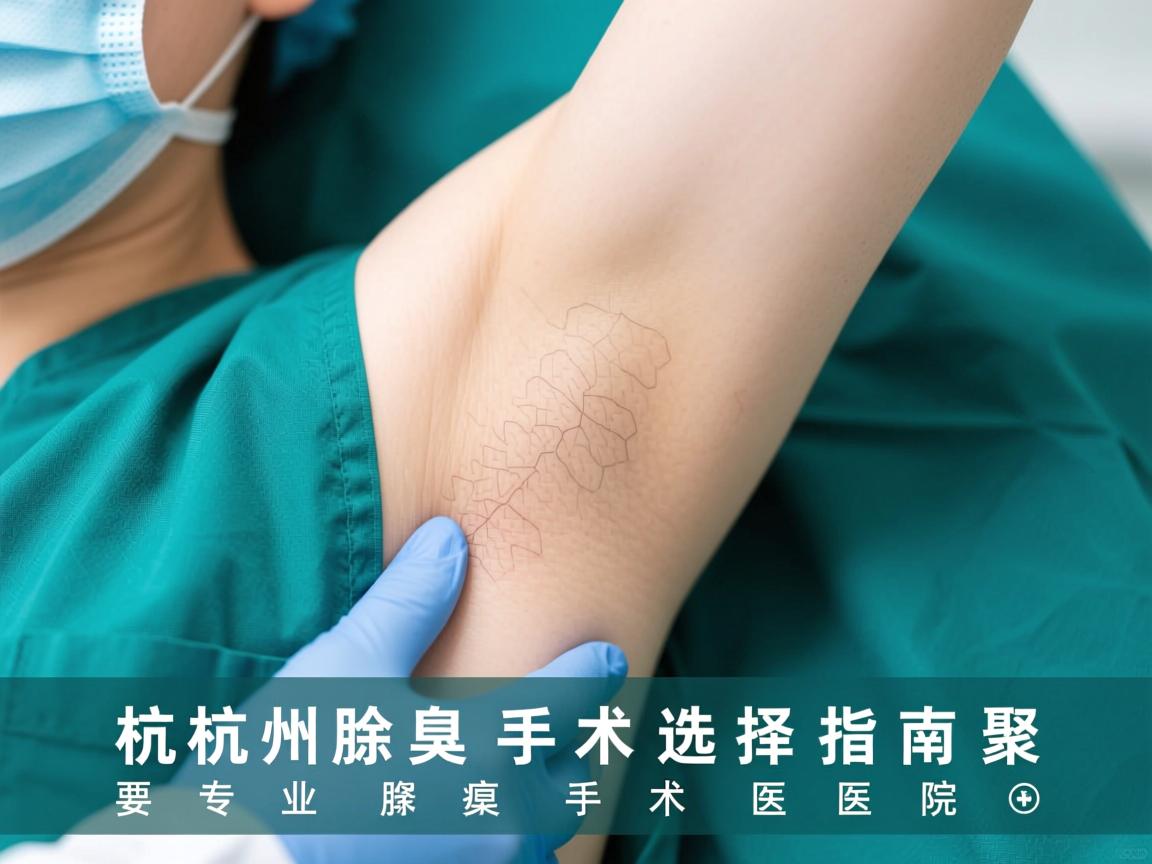 杭州除腋臭手术选择指南，聚焦专业腋臭手术医院