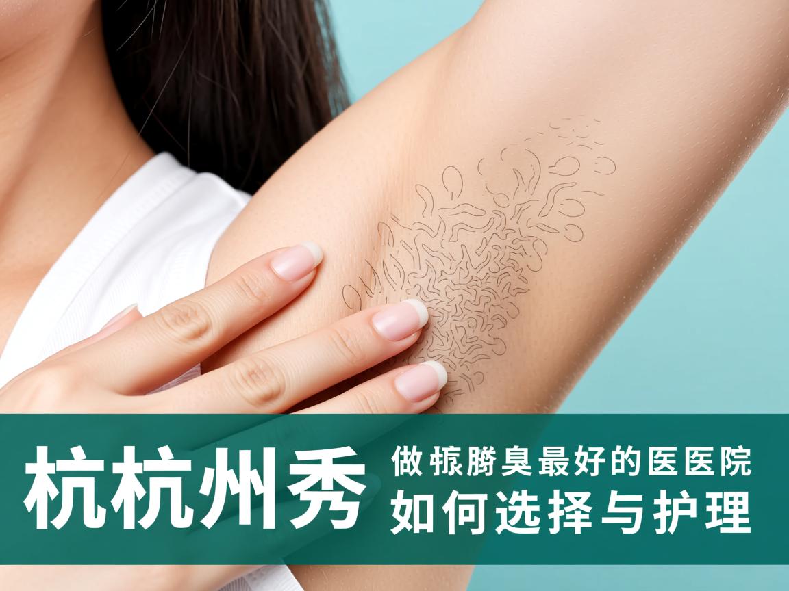 杭州腋秀解析，杭州做腋臭最好的医院如何选择与护理