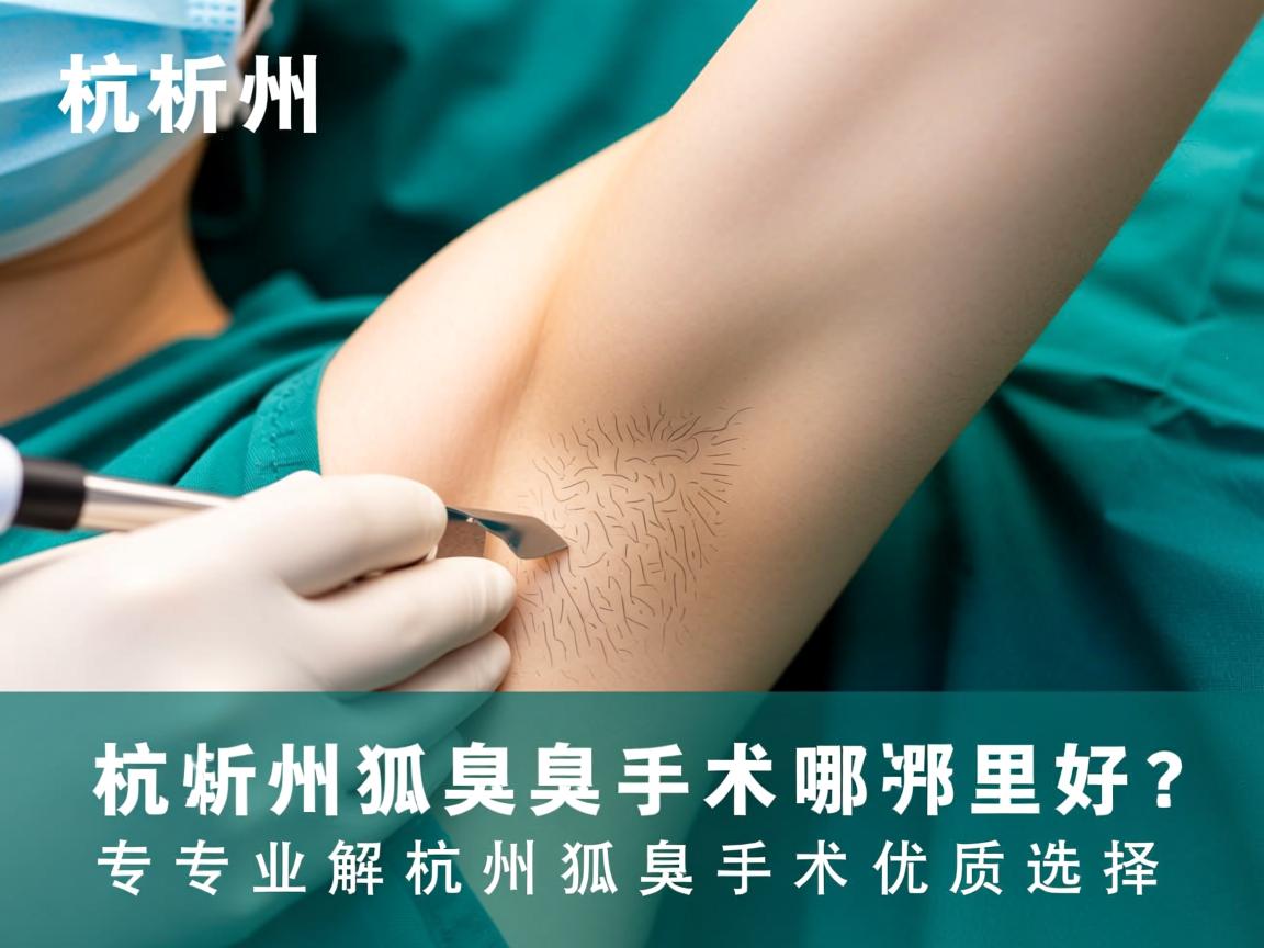 杭州狐臭手术哪里好？专业解析杭州狐臭手术优质选择