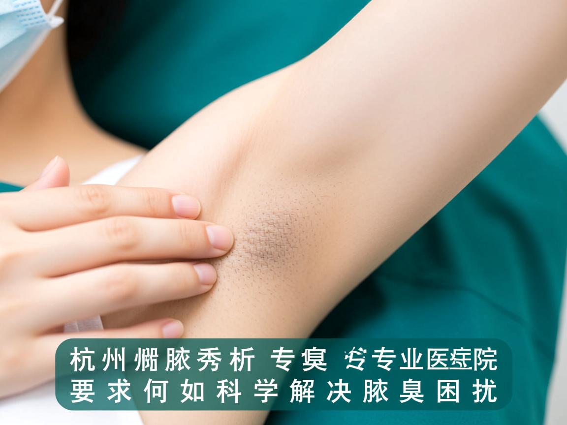 杭州腋秀解析腋臭，专业医院如何科学解决腋臭困扰