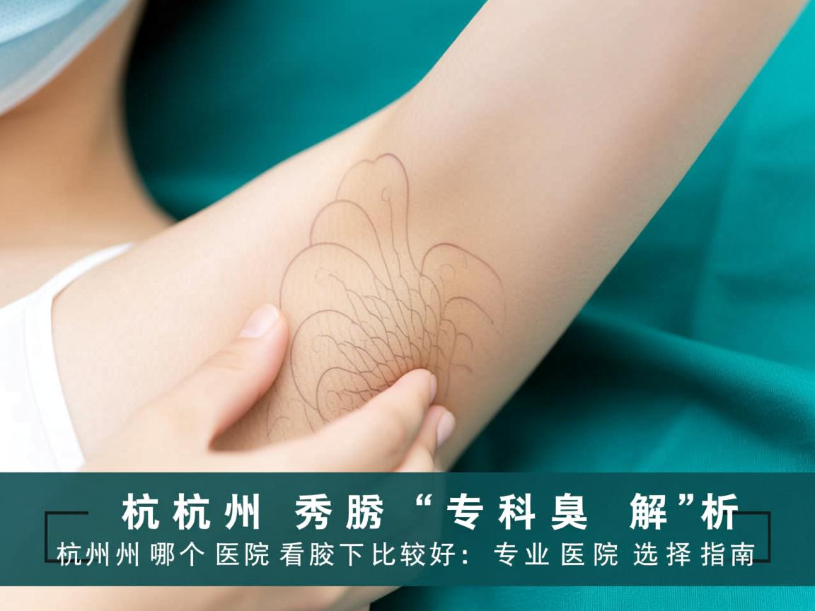 杭州腋秀专科解析，杭州哪个医院看腋下比较好，专业医院选择指南