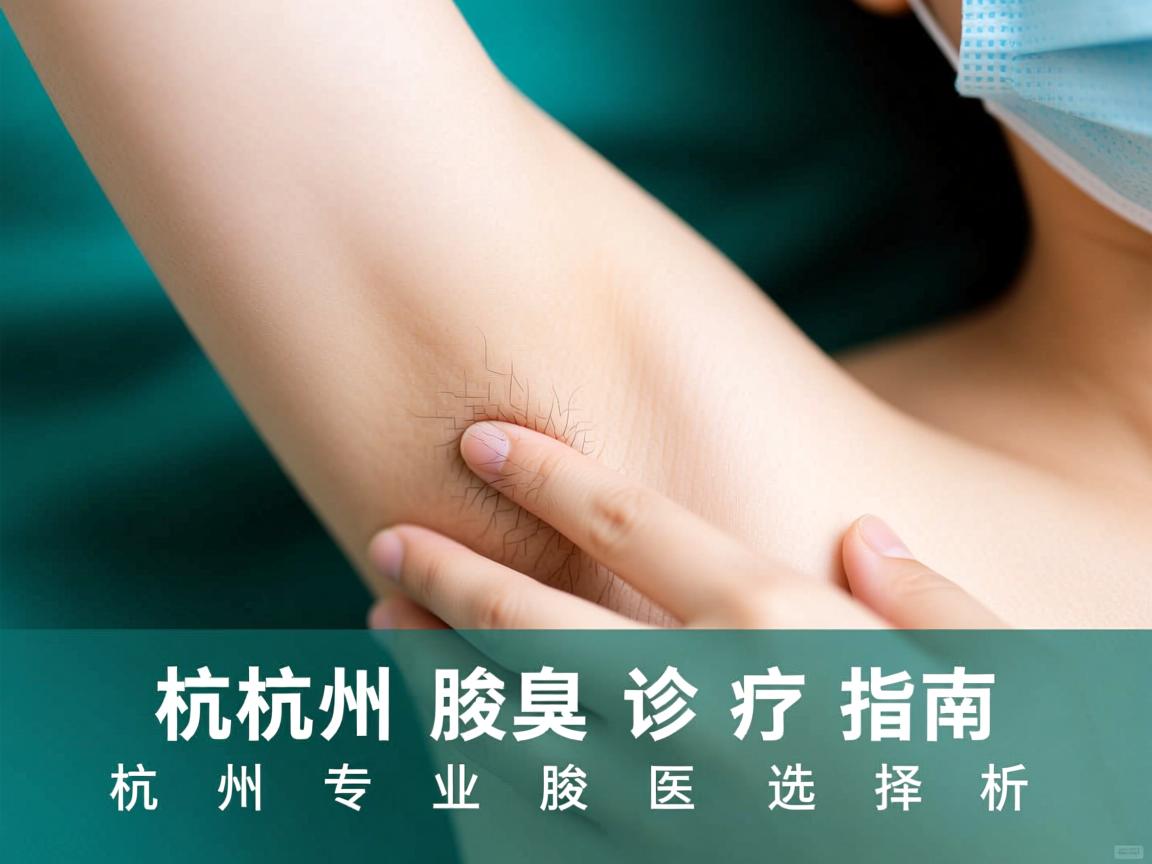 杭州腋臭诊疗指南，杭州专业腋臭医疗选择解析