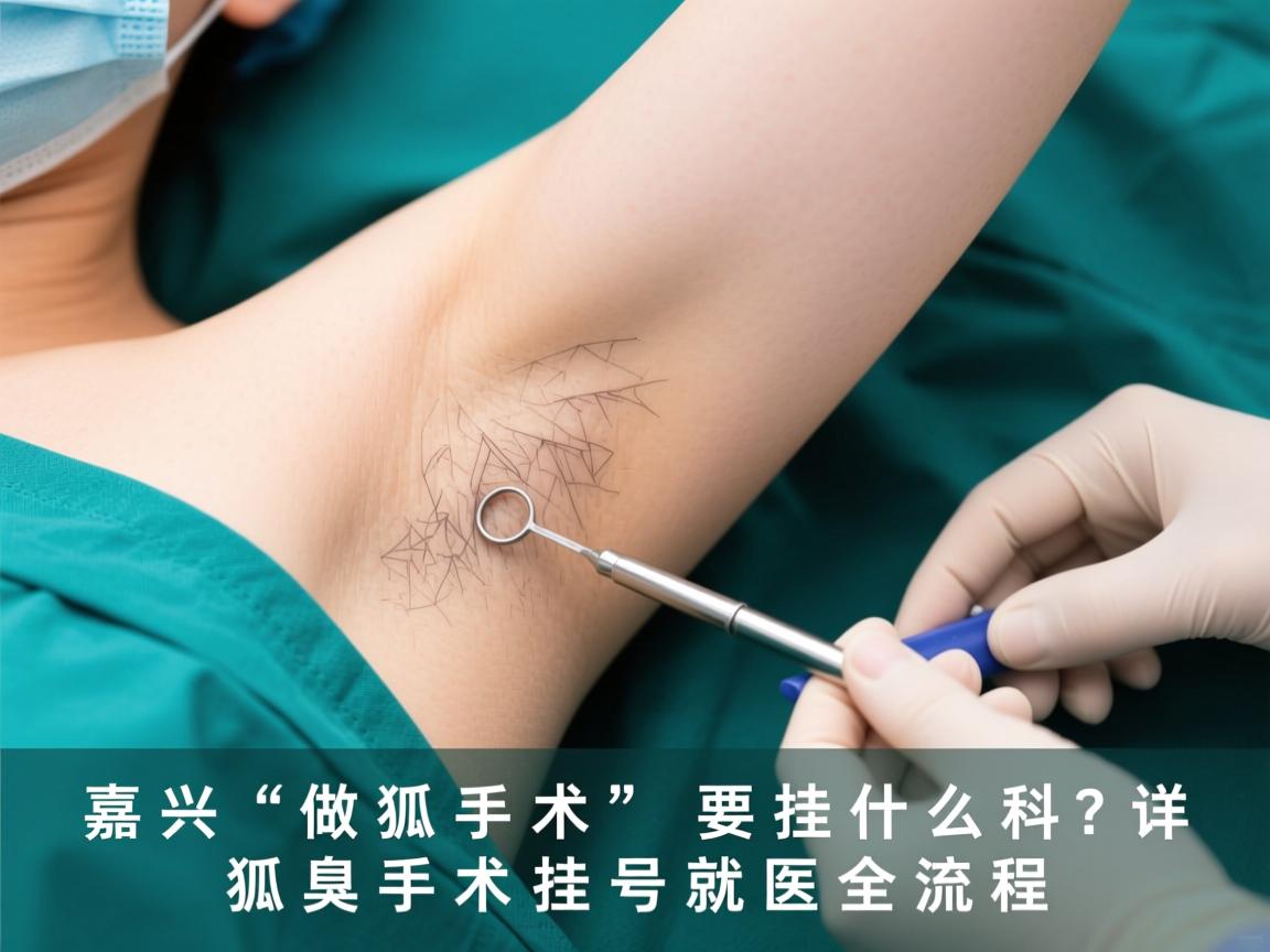 嘉兴做狐臭手术要挂什么科？详解狐臭手术挂号就医全流程