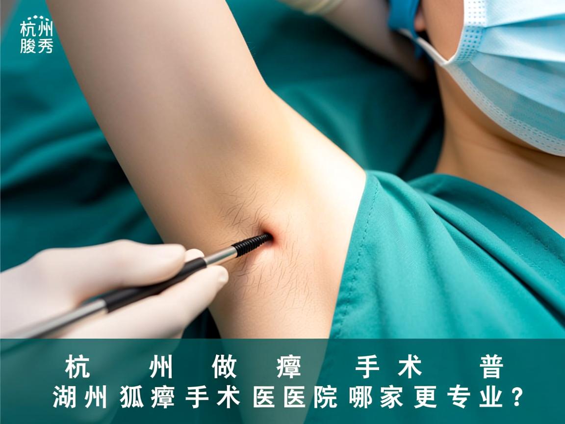 杭州腋秀科普,在湖州做狐臭手术,湖州狐臭手术医院哪家更专业? 杭州腋秀科普,在湖州做狐臭手术,湖州狐臭手术医院哪家更专业?