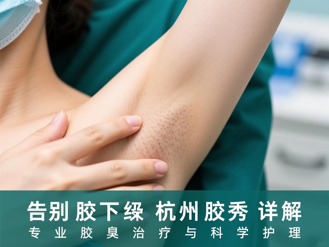告别腋下尴尬，杭州腋秀详解专业腋臭治疗与科学护理