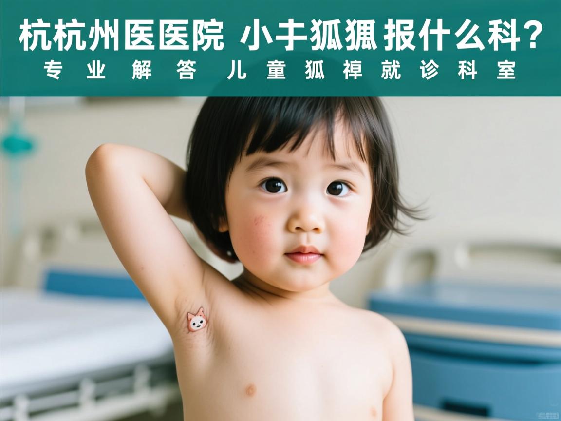 杭州医院小孩狐臭报什么科？专业解答儿童狐臭就诊科室