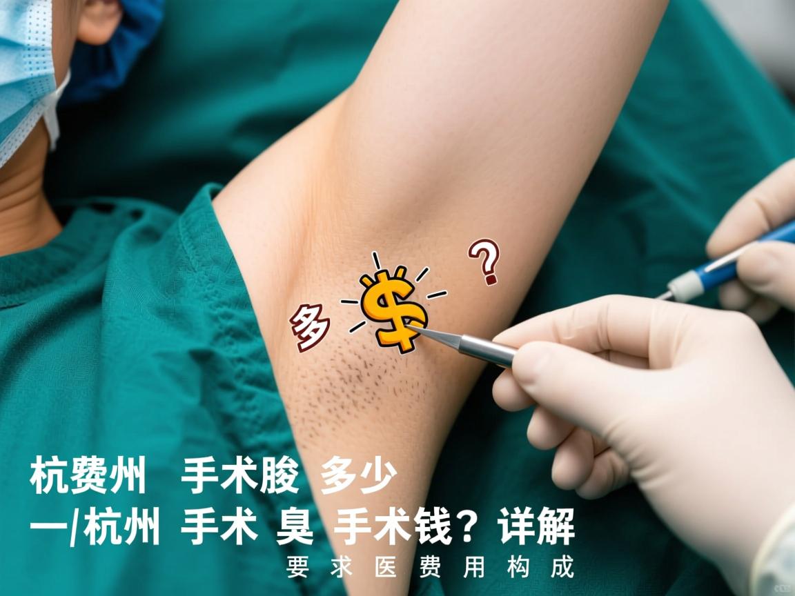 杭州腋臭手术多少钱?详解杭州腋臭手术费用构成 杭州腋臭手术多少钱?详解杭州腋臭手术费用构成