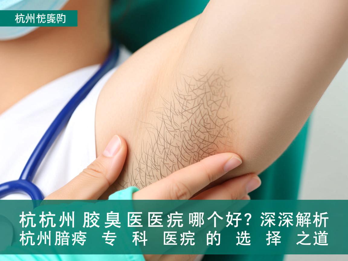 杭州腋臭医院哪个好?深度解析杭州腋臭专科医院的选择之道 杭州腋臭医院哪个好?深度解析杭州腋臭专科医院的选择之道