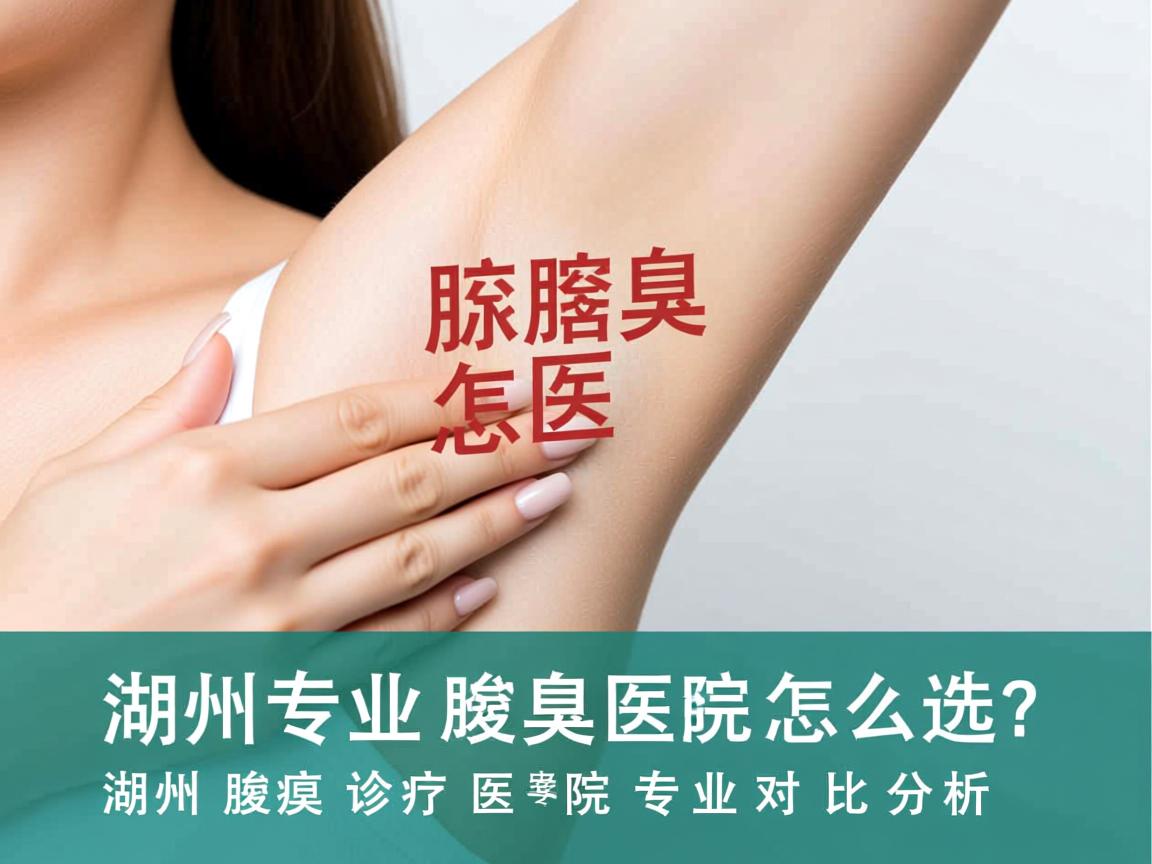 湖州专业腋臭医院怎么选？湖州腋臭诊疗医院专业对比分析
