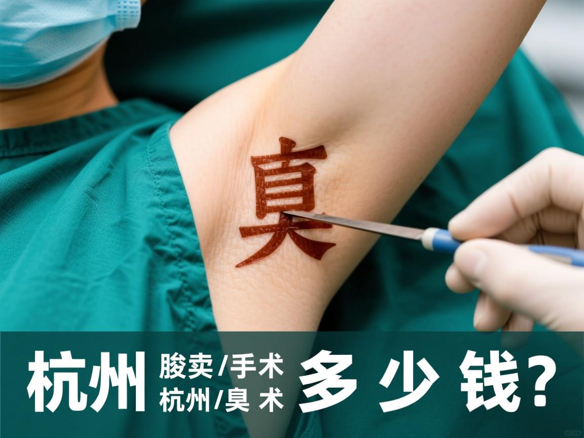 杭州腋臭手术多少钱？详解杭州腋臭手术费用构成