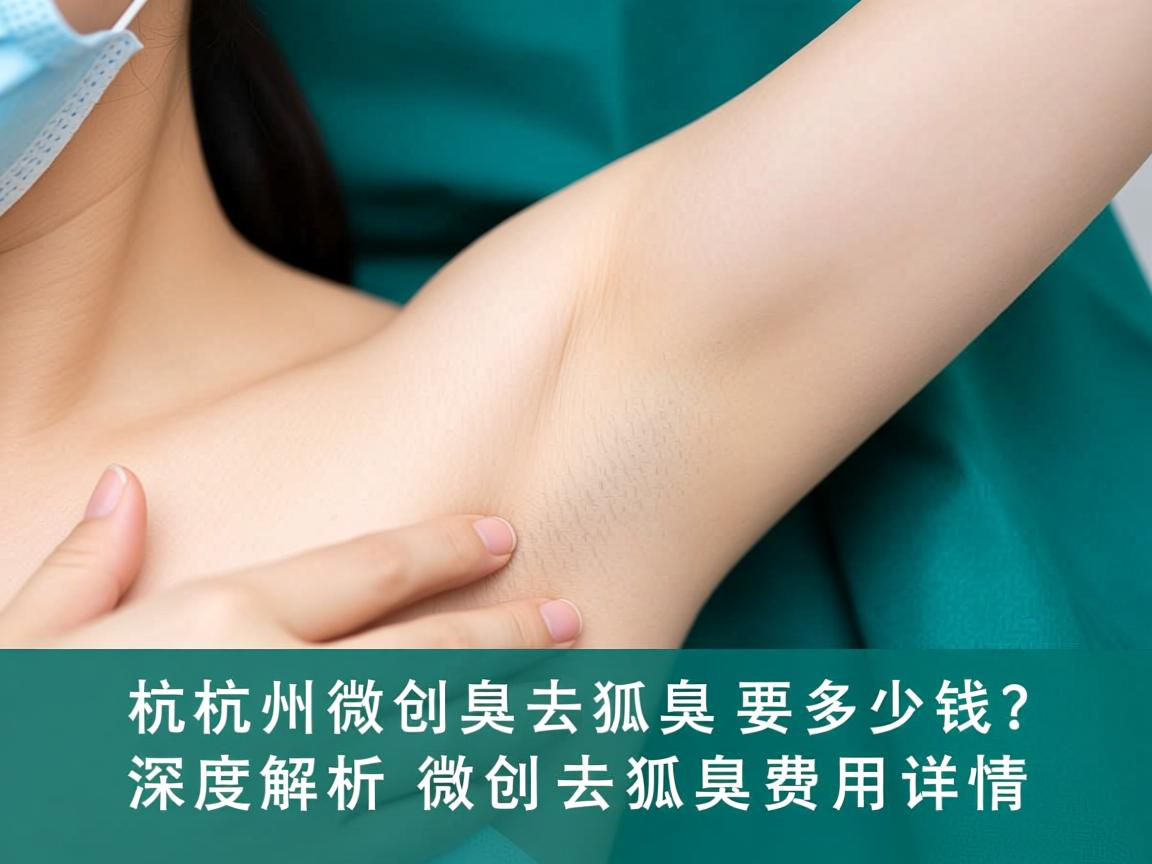 杭州微创去狐臭要多少钱？深度解析微创去狐臭费用详情