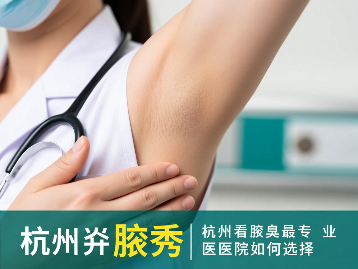 杭州腋秀腋臭专科解析，杭州看腋臭最专业的医院如何选择