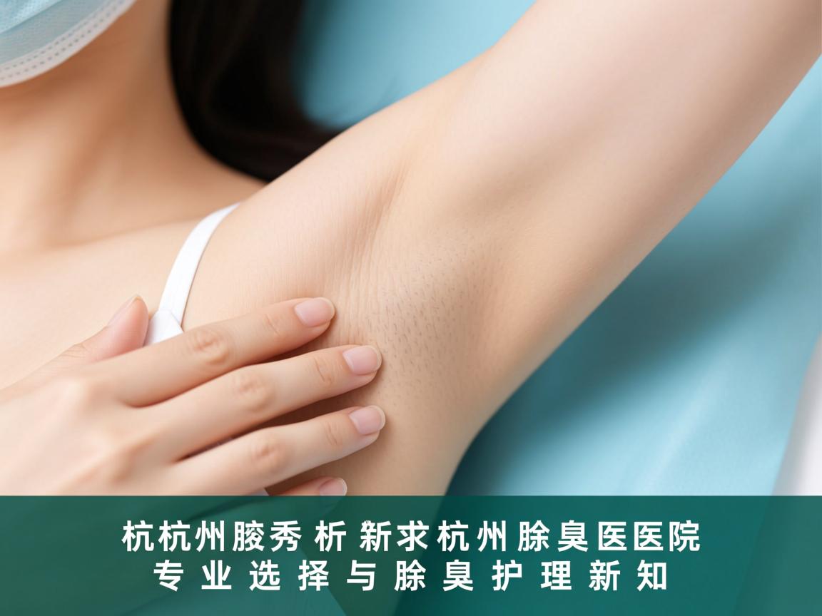 杭州腋秀解析，杭州除腋臭医院的专业选择与腋臭护理新知