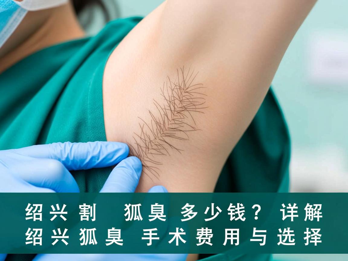 绍兴割狐臭多少钱？详解绍兴狐臭手术费用与选择