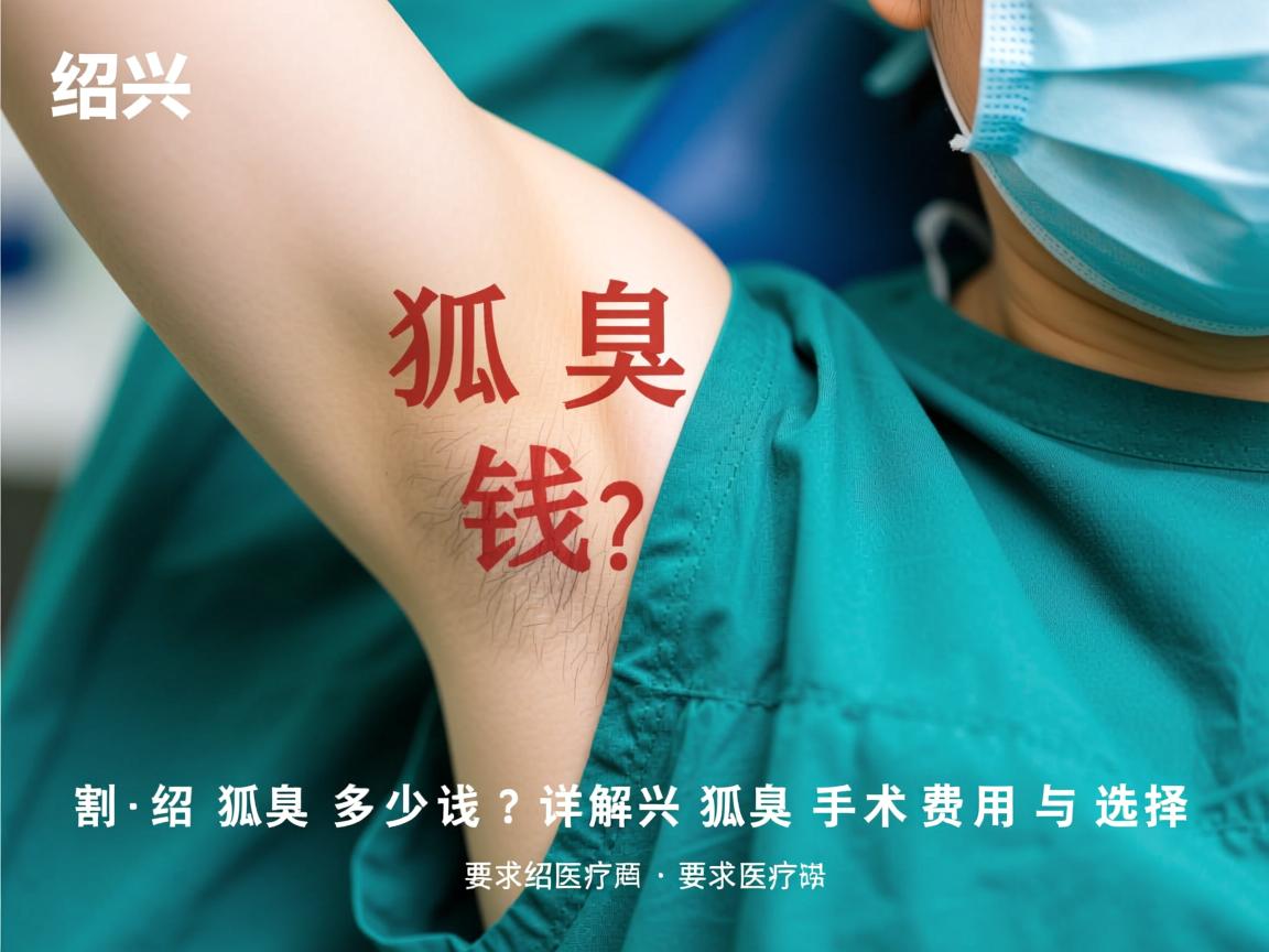 绍兴割狐臭多少钱？详解绍兴狐臭手术费用与选择