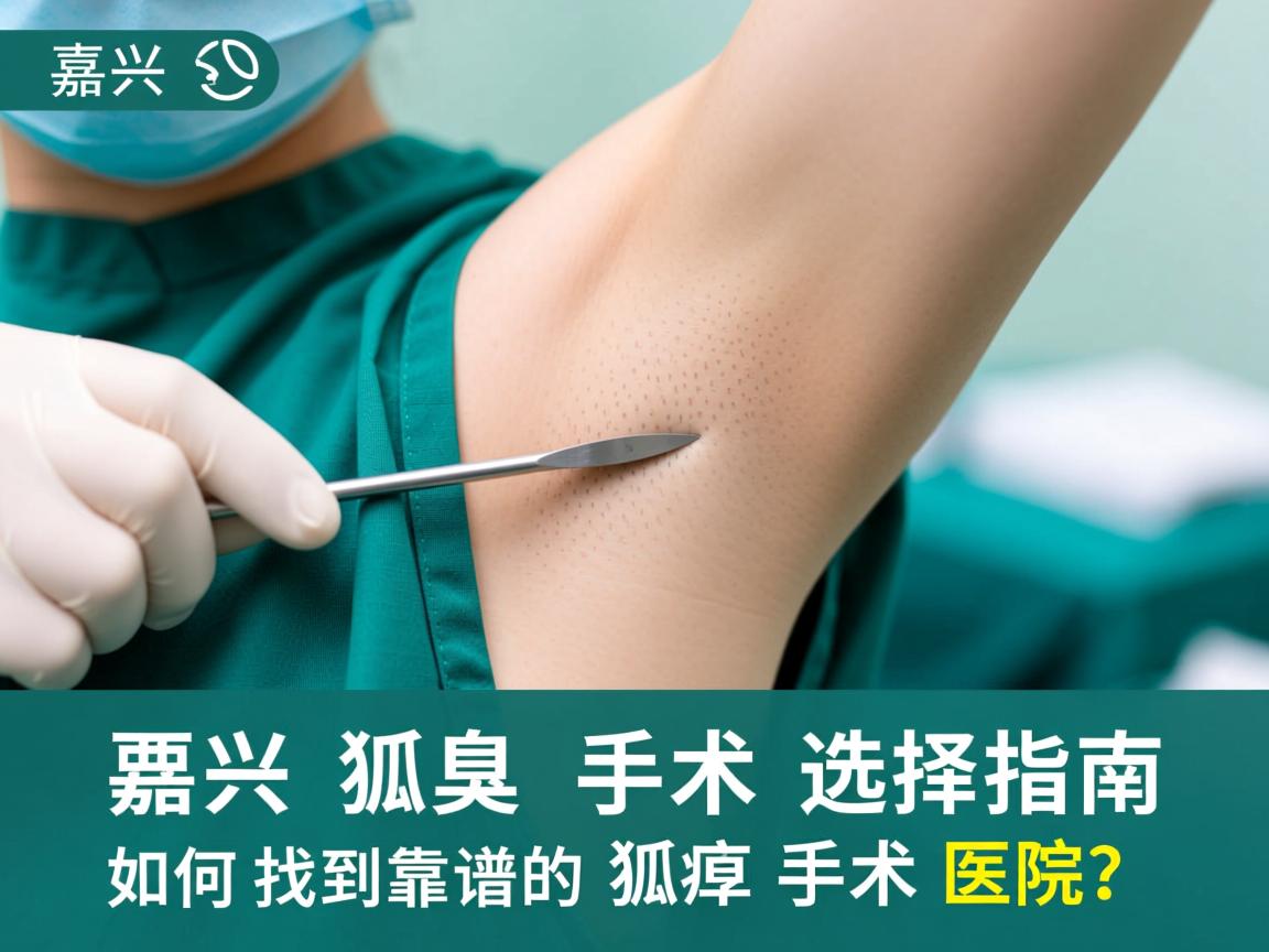 嘉兴狐臭手术选择指南，如何找到靠谱的狐臭手术医院？