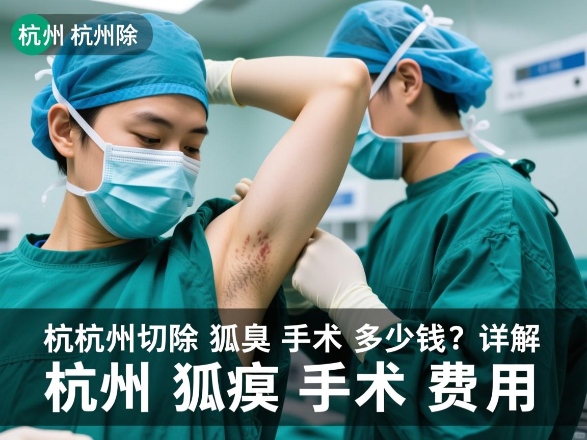 杭州切除狐臭手术多少钱？详解杭州狐臭手术费用