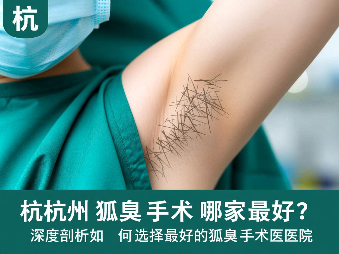 杭州狐臭手术哪家最好？深度剖析如何选择最好的狐臭手术医院