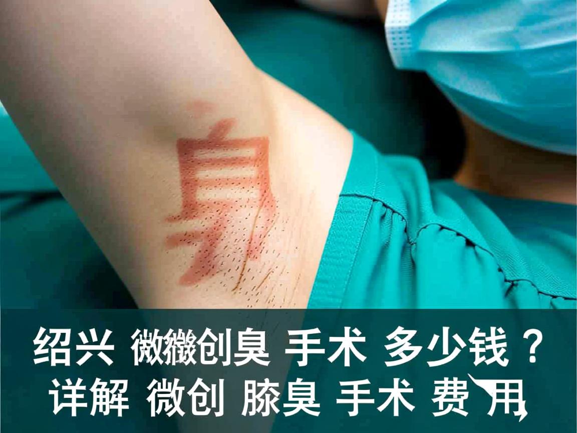 在绍兴做微创腋臭手术多少钱？详解绍兴微创腋臭手术费用