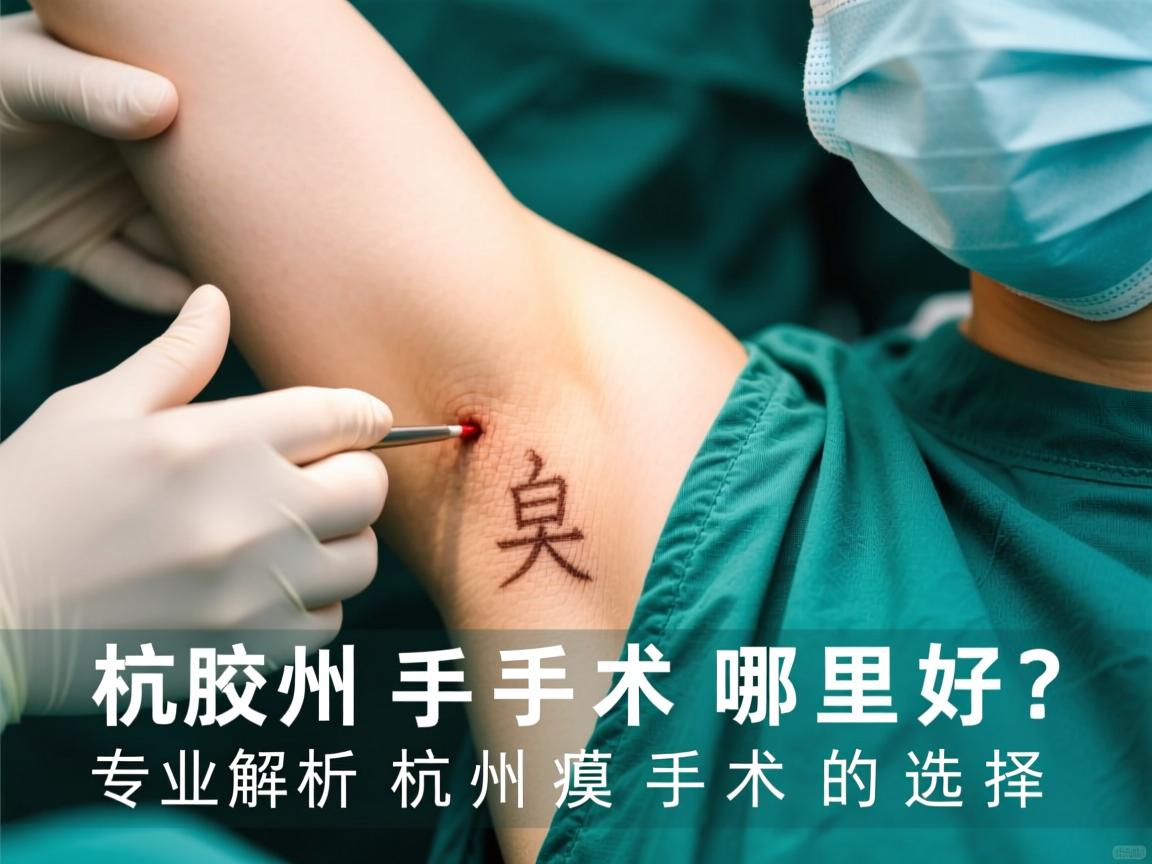 杭州腋臭手术哪里好？专业解析杭州腋臭手术的选择