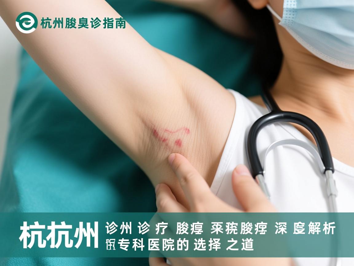 杭州腋臭诊疗指南，深度解析杭州腋臭专科医院的选择之道
