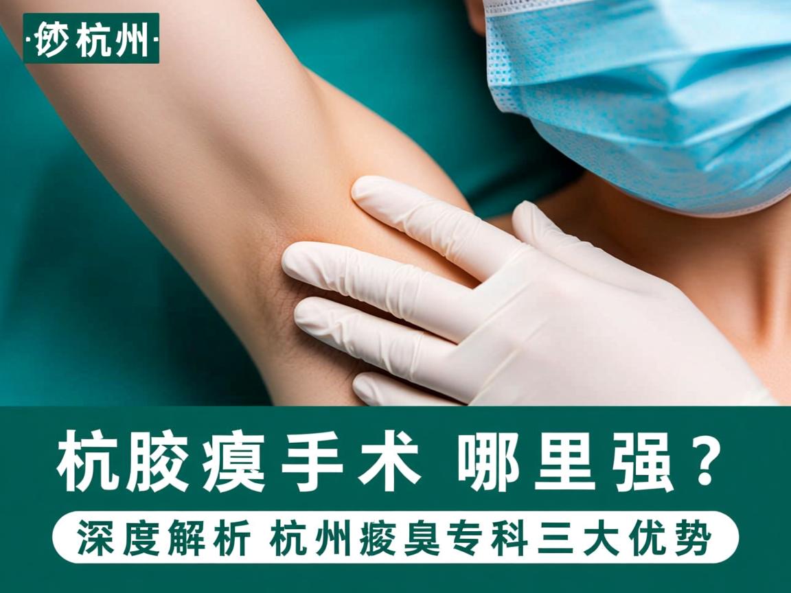 杭州腋臭手术哪里强？深度解析杭州腋臭专科三大优势