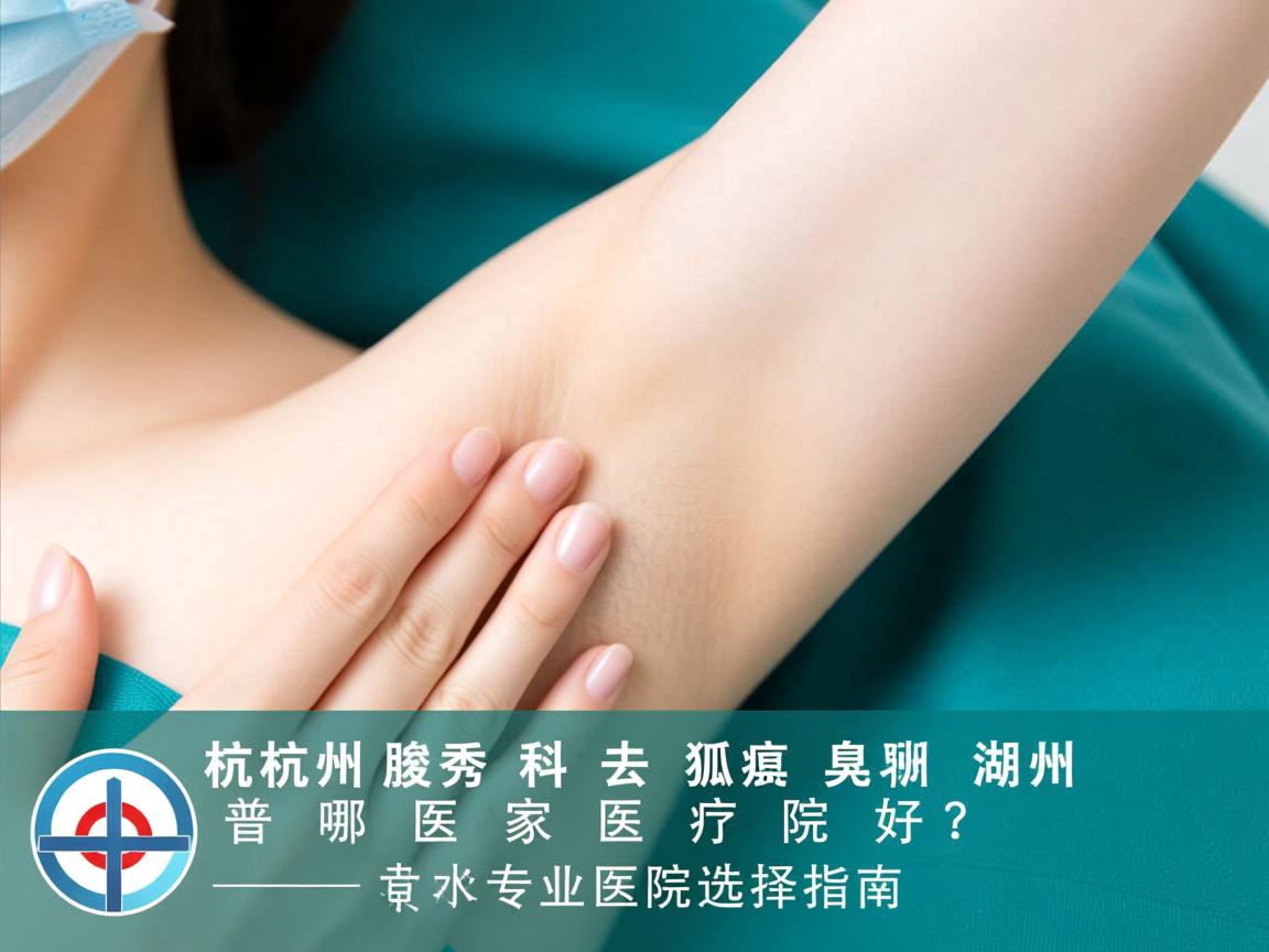 杭州腋秀科普，去狐臭湖州哪家医院好？湖州专业医院选择指南