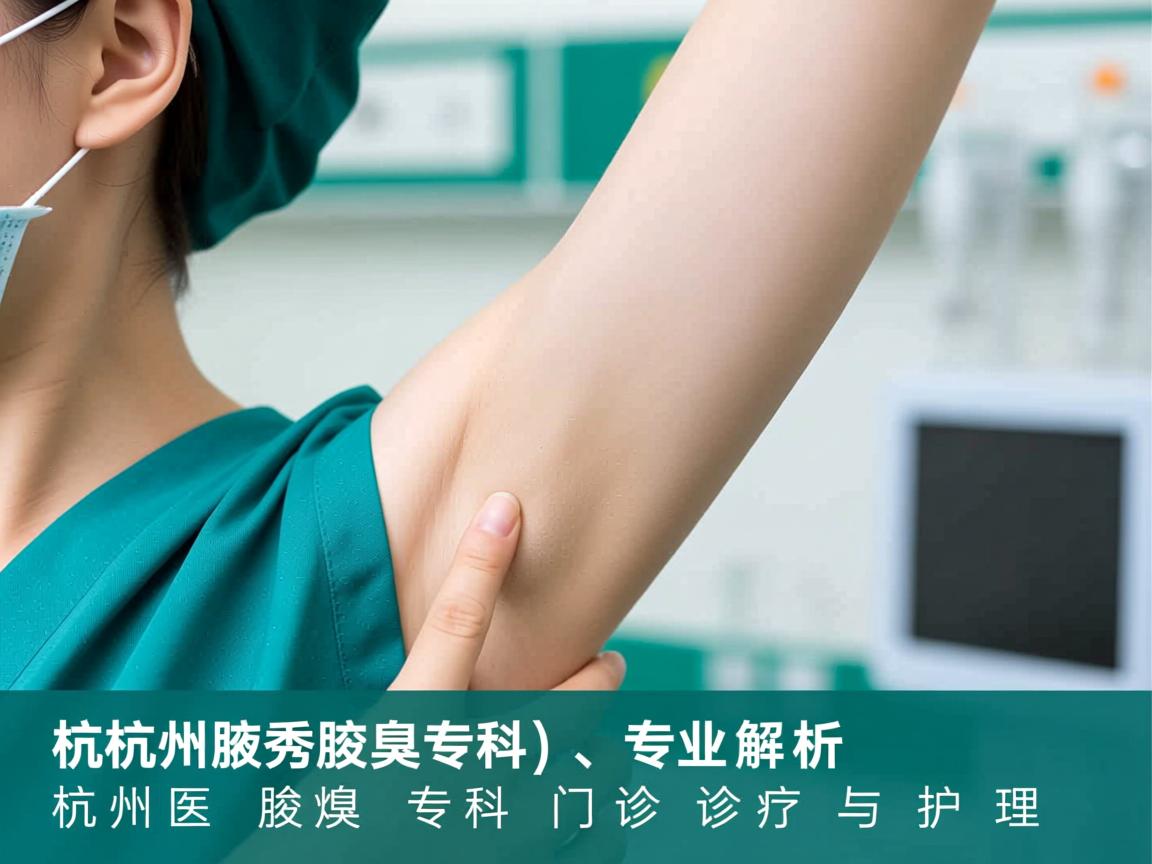 杭州腋秀腋臭专科，专业解析杭州腋臭专科门诊的诊疗与护理