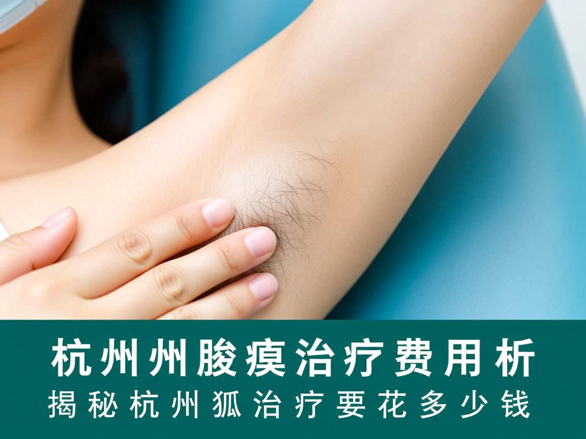 杭州腋臭治疗费用解析，揭秘杭州狐臭治疗要花多少钱