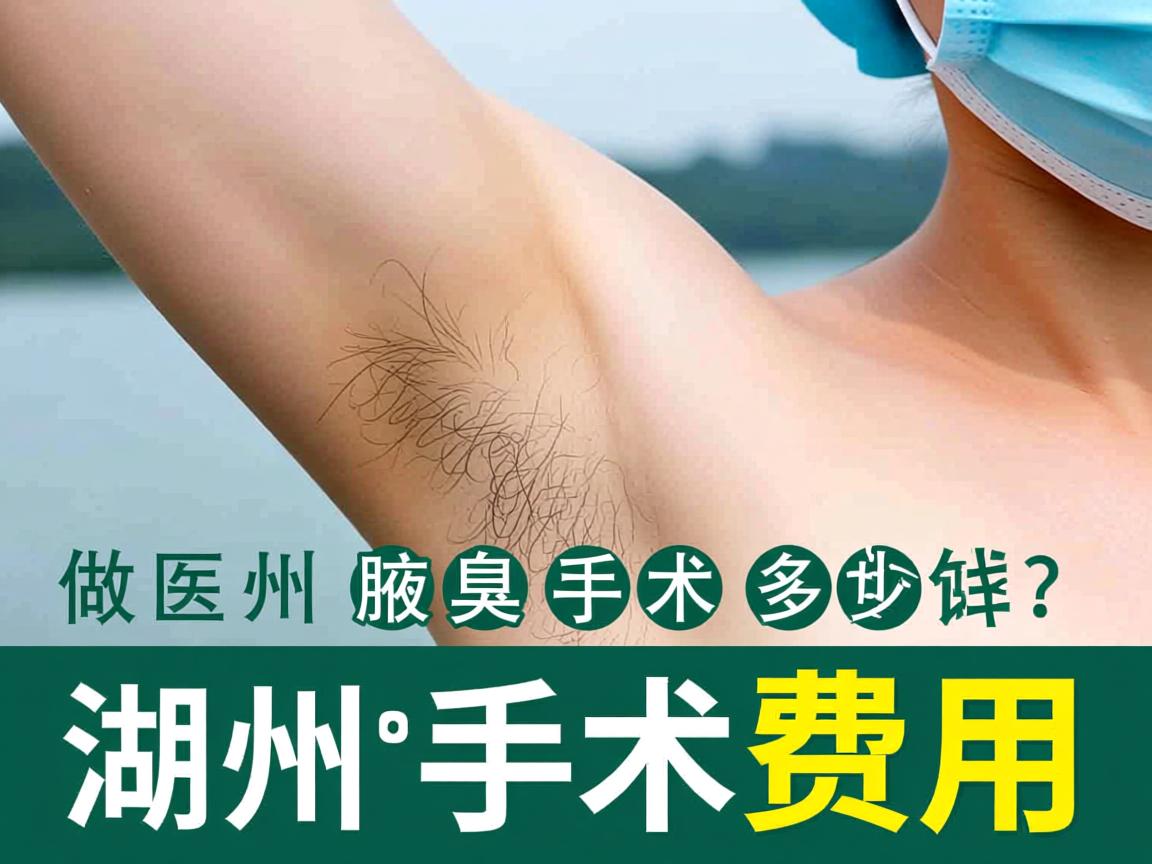 在湖州做腋臭手术多少钱？详解湖州腋臭手术费用