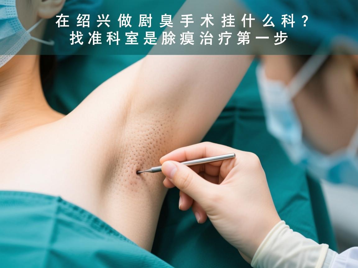在绍兴做腋臭手术，挂什么科？找准科室是腋臭治疗第一步