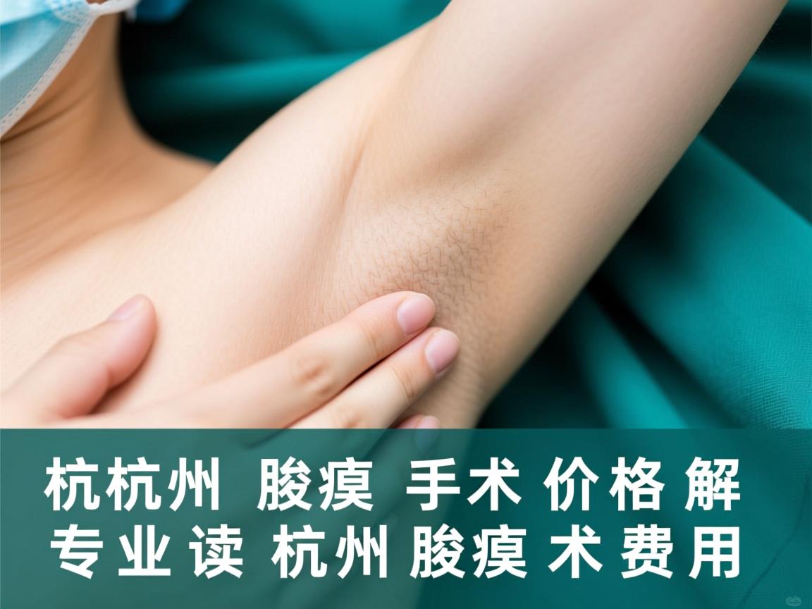 杭州腋臭手术价格解析，专业解读杭州腋臭手术费用