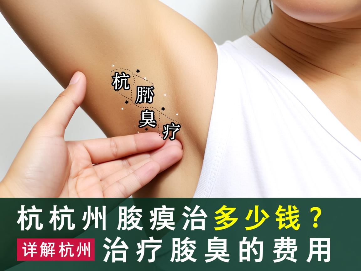 杭州腋臭治疗多少钱？详解杭州治疗腋臭的费用