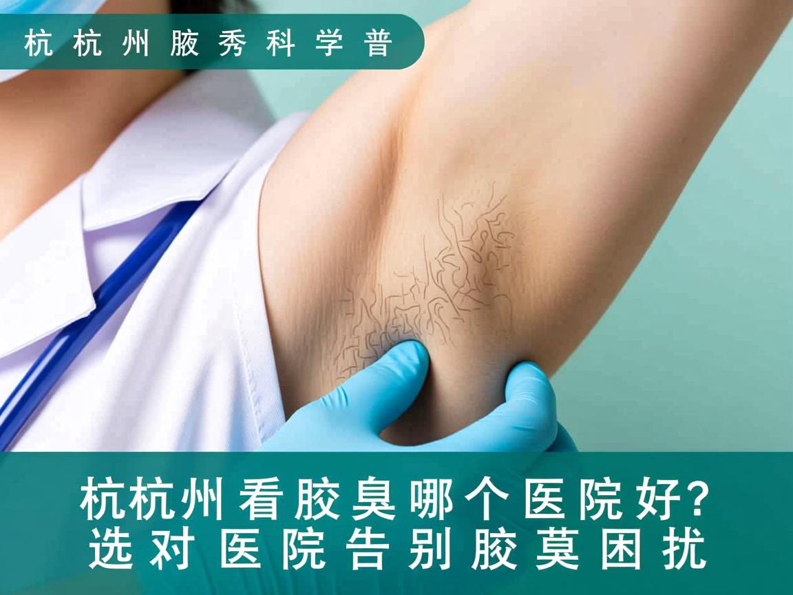 杭州腋秀科普，杭州看腋臭哪个医院好？选对医院告别腋臭困扰
