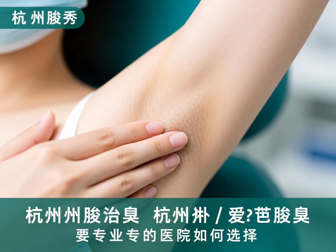 杭州腋秀解析，杭州治腋臭最专业的医院如何选择