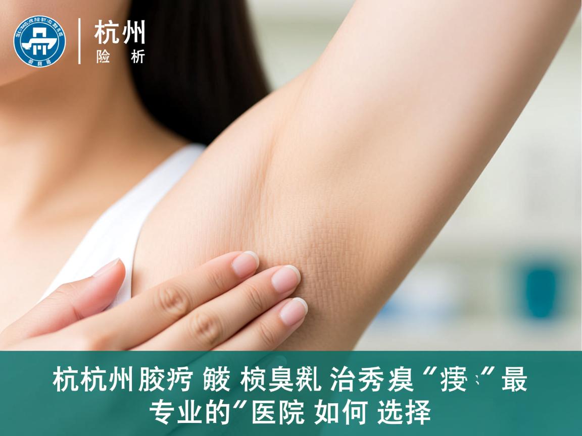 杭州腋秀解析，杭州治腋臭最专业的医院如何选择