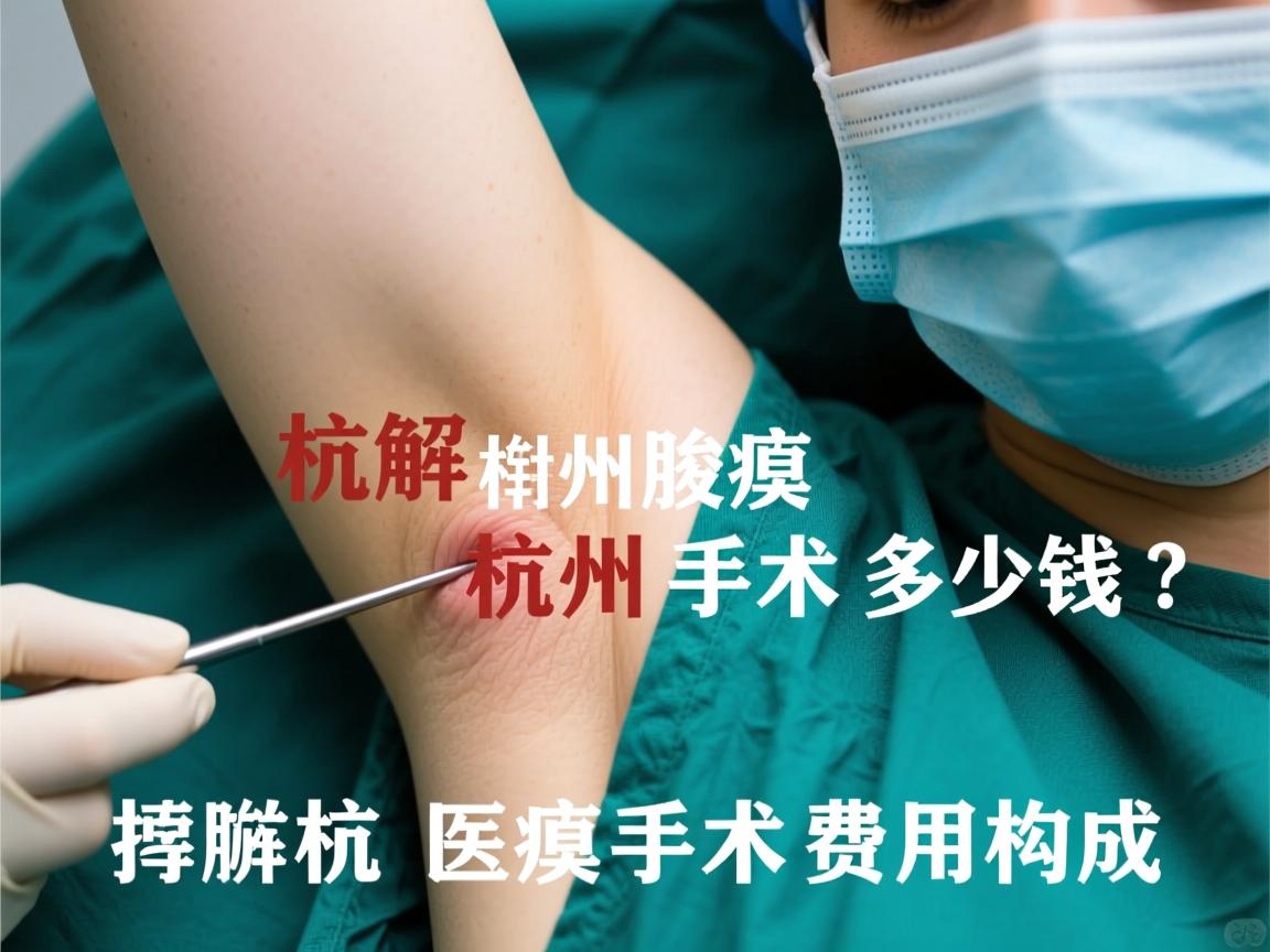 杭州腋臭手术多少钱？详解杭州腋臭手术费用构成