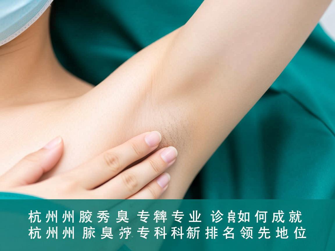 杭州腋秀腋臭专科解析，专业诊疗如何成就杭州腋臭专科排名领先地位