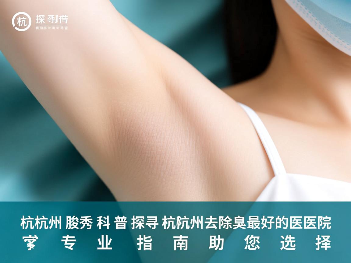 杭州腋秀科普，探寻杭州去除腋臭最好的医院，专业指南助您选择