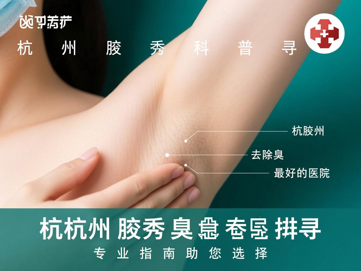 杭州腋秀科普，探寻杭州去除腋臭最好的医院，专业指南助您选择