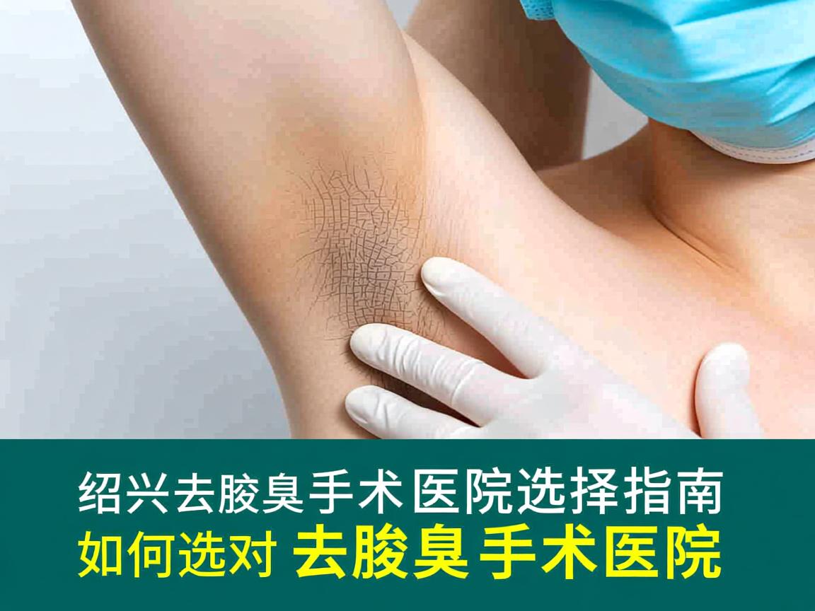 绍兴去腋臭手术医院选择指南，如何选对去腋臭手术医院