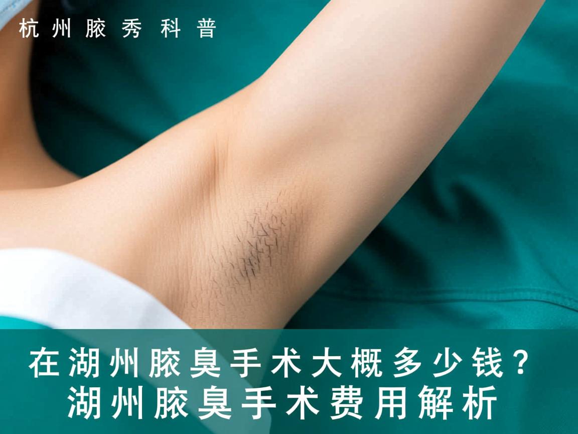 杭州腋秀科普，在湖州做腋臭手术大概多少钱？湖州腋臭手术费用解析