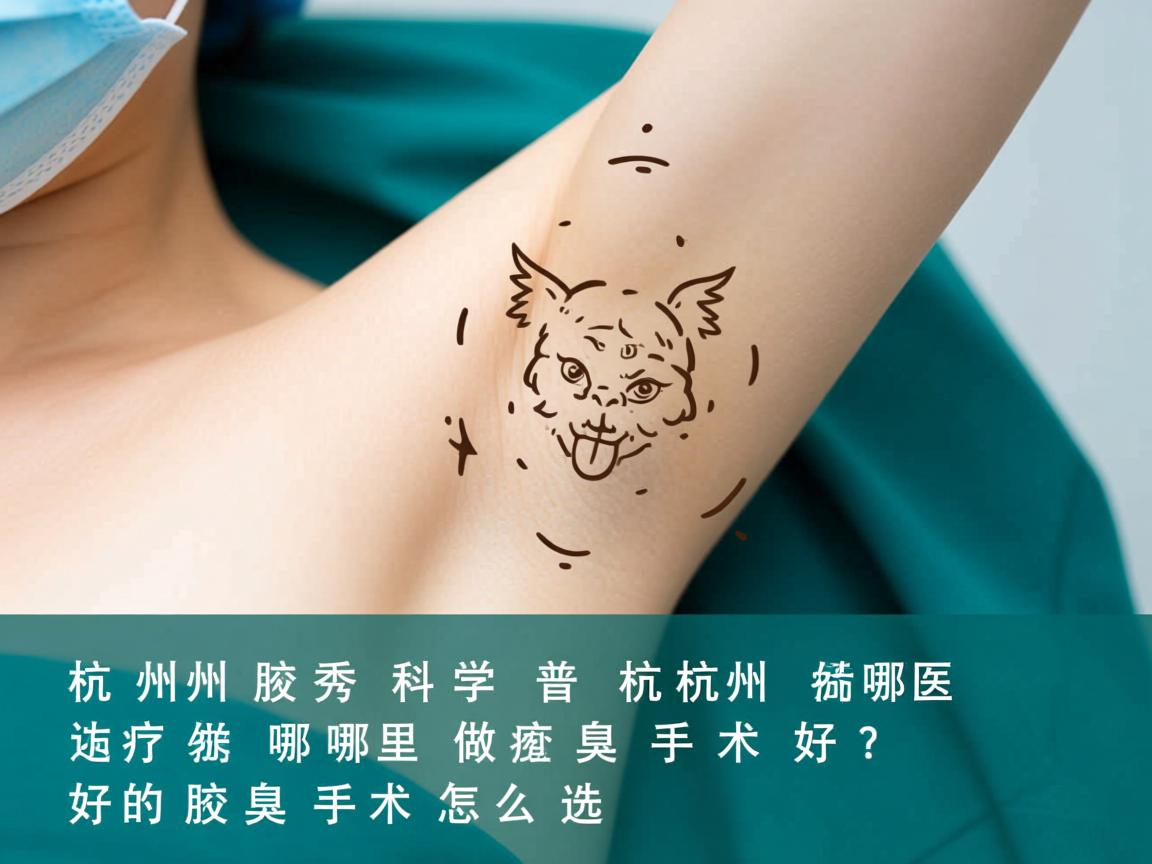 杭州腋秀科普，杭州哪里做腋臭手术好？好的腋臭手术怎么选