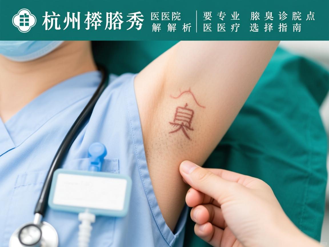 杭州腋秀医院解析，专业腋臭诊疗医院的选择指南