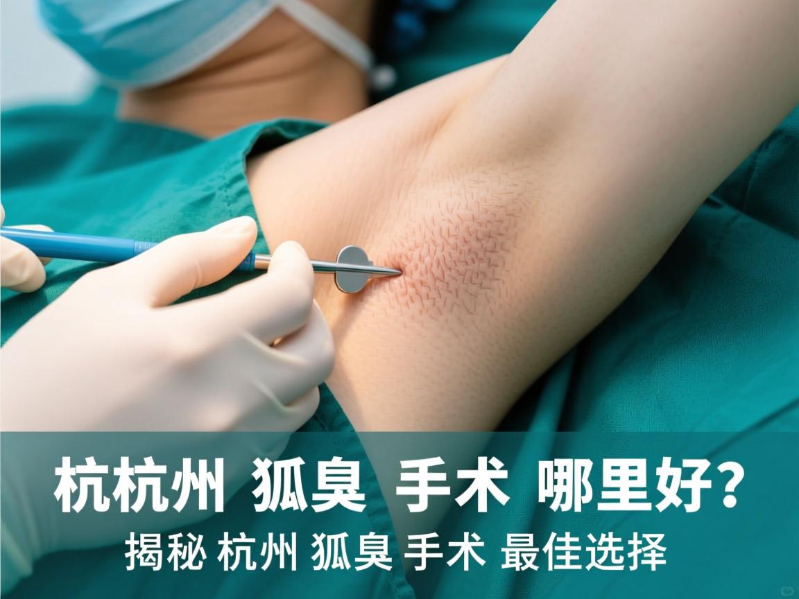 杭州狐臭手术哪里好？揭秘杭州狐臭手术最佳选择