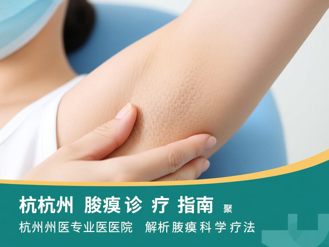 杭州腋臭诊疗指南，聚焦杭州专业医院，解析腋臭科学疗法