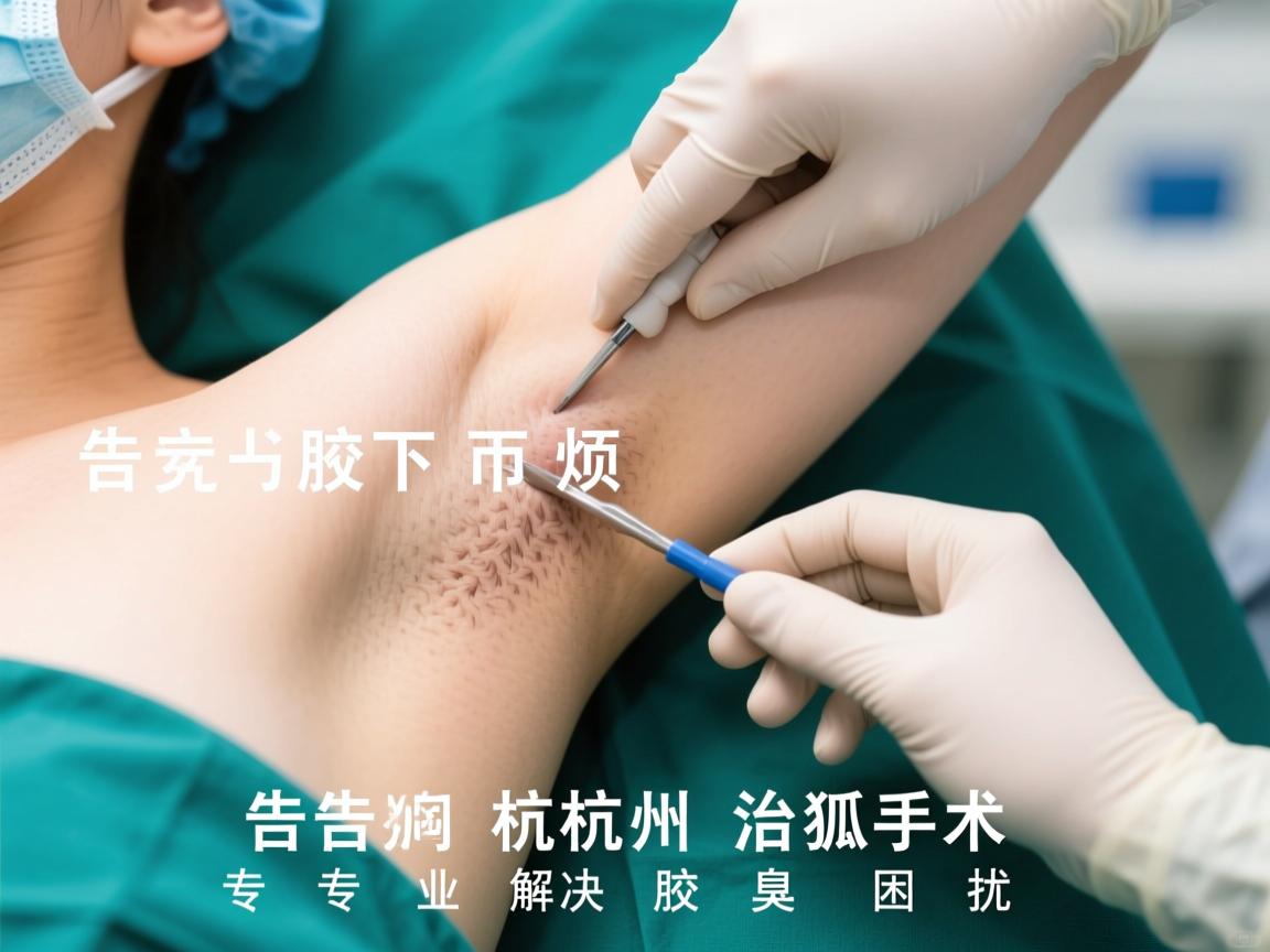 告别腋下烦恼，杭州治狐臭手术，专业解决腋臭困扰