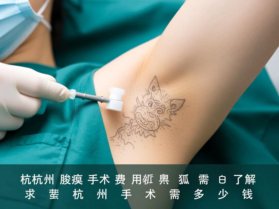 杭州腋臭手术费用解析，了解杭州狐臭手术需要多少钱