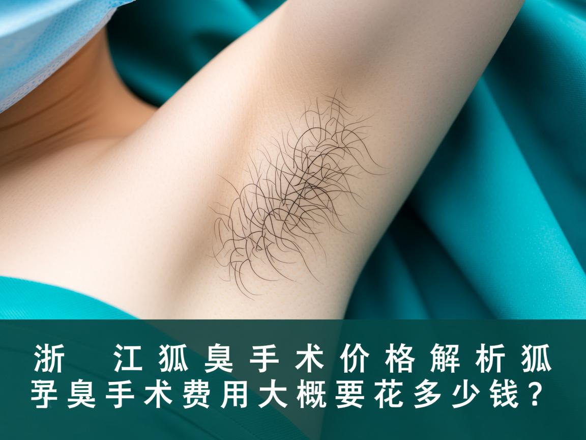 浙江狐臭手术价格解析，狐臭手术费用大概要花多少钱？