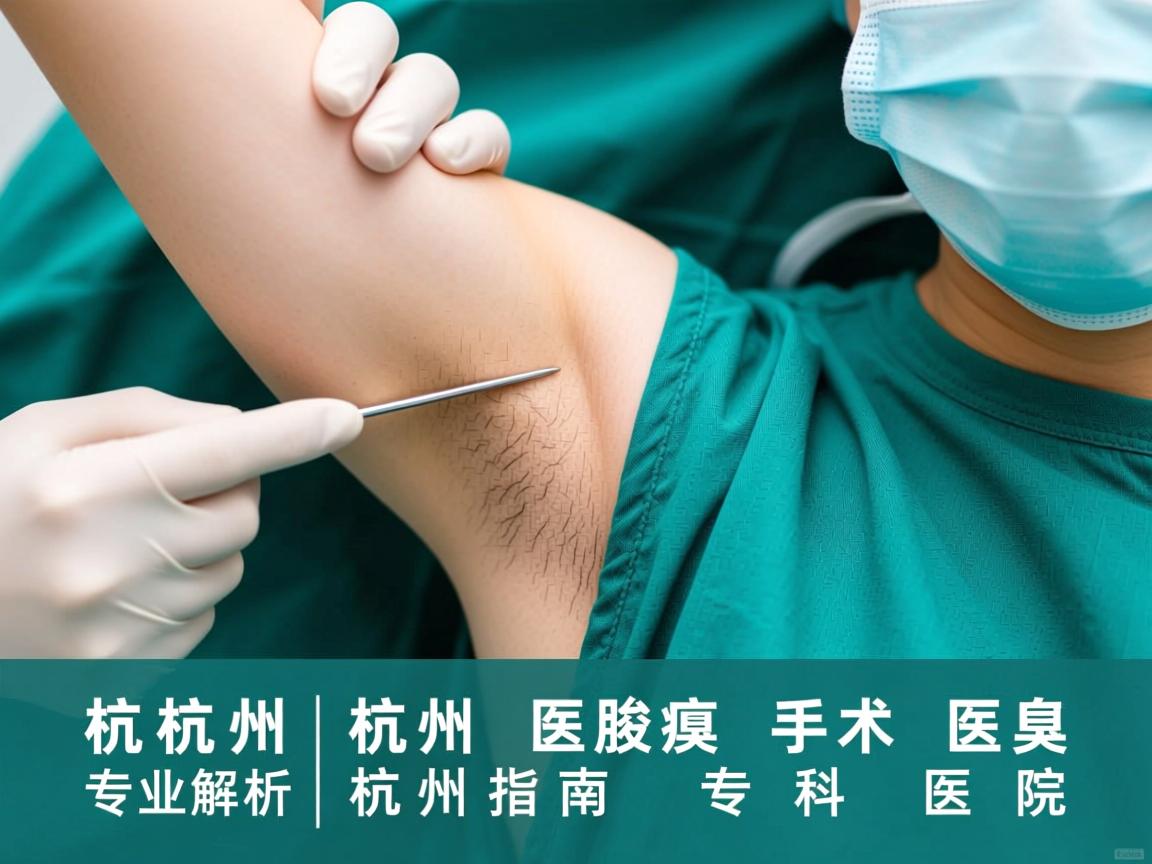 杭州腋臭手术医院选择指南,专业解析杭州腋臭专科医院 杭州腋臭手术医院选择指南,专业解析杭州腋臭专科医院